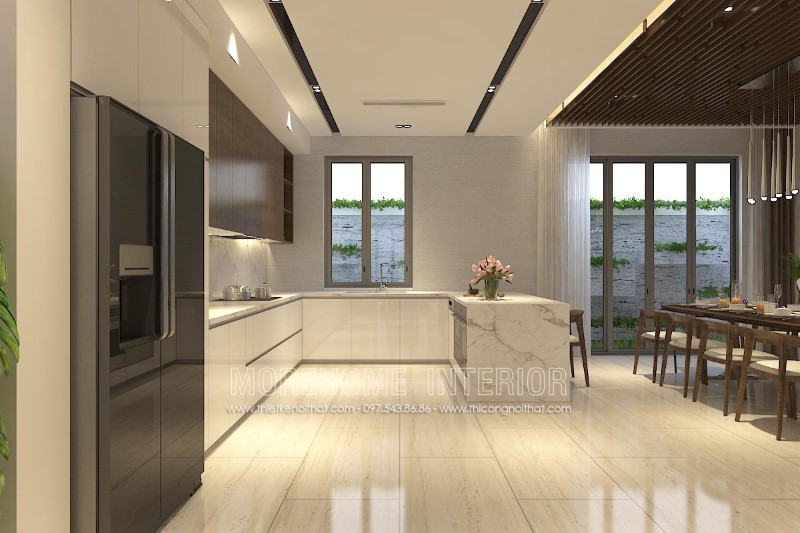 Mẫu tủ bếp ưa chuộng trong nhiều năm nay không lo bị